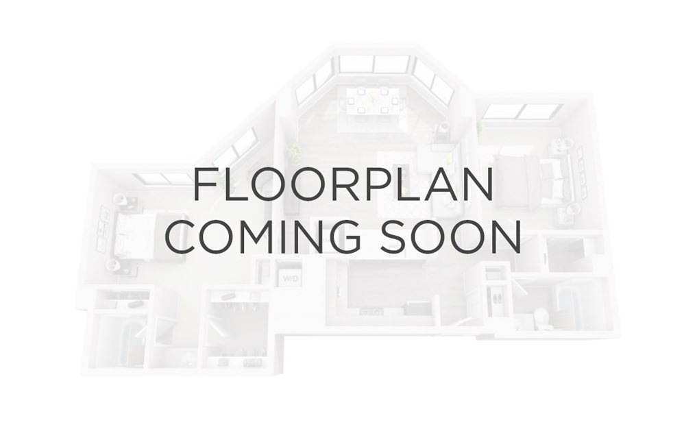 Type 7B - 1 bedroom floorplan layout with 1 bathroom and 724 square feet